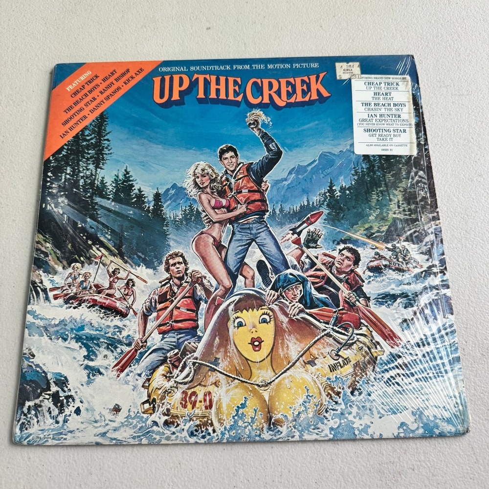 Up The Creek Motion Picture Soundtrack LP (1984) Cheap Trick, Heart, Beach Boys